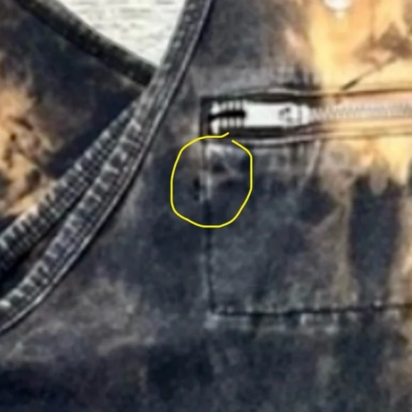 Free People Hot Shot Shorts Onesie - Brown Tye Dye - Picture 4 of 4